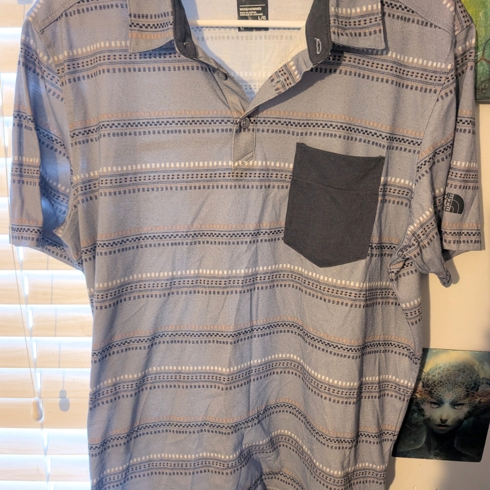 Gray Patterned Men's Shirt